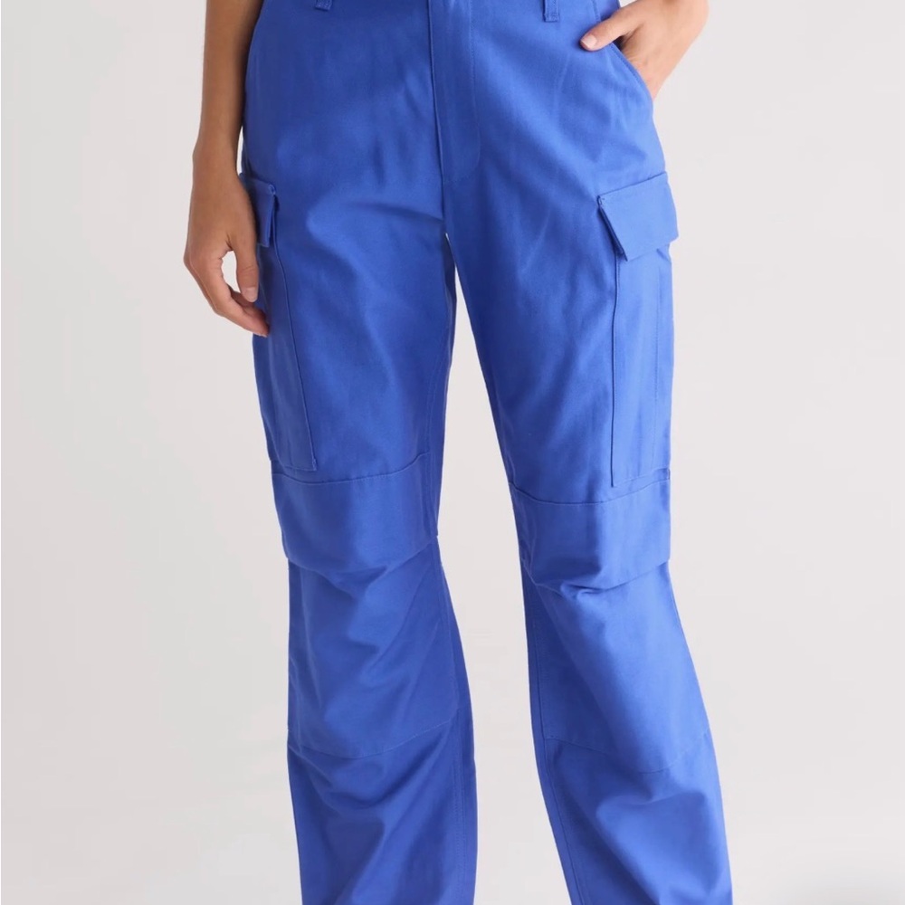 rag & bone Women's Vibrant Blue Cargo Pants